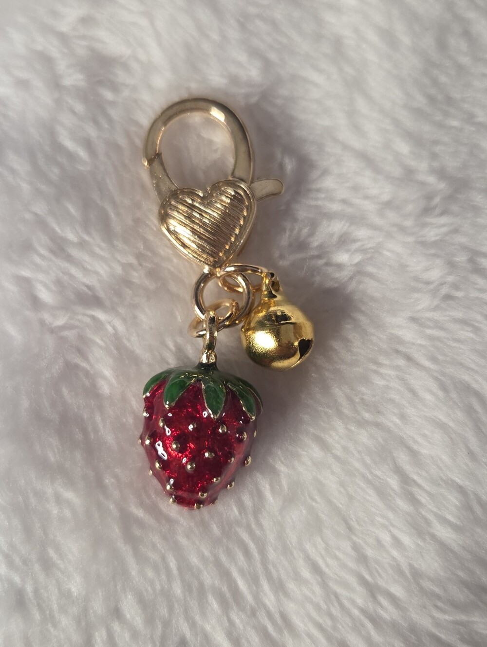 Strawberry Charm/keychain- NEW